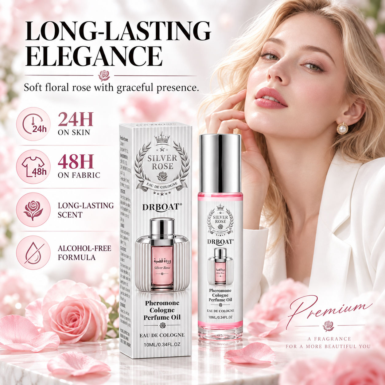Silver Rose Roll-On Perfume Oi - đánh giá và giá Perfume Fragrance Concentration