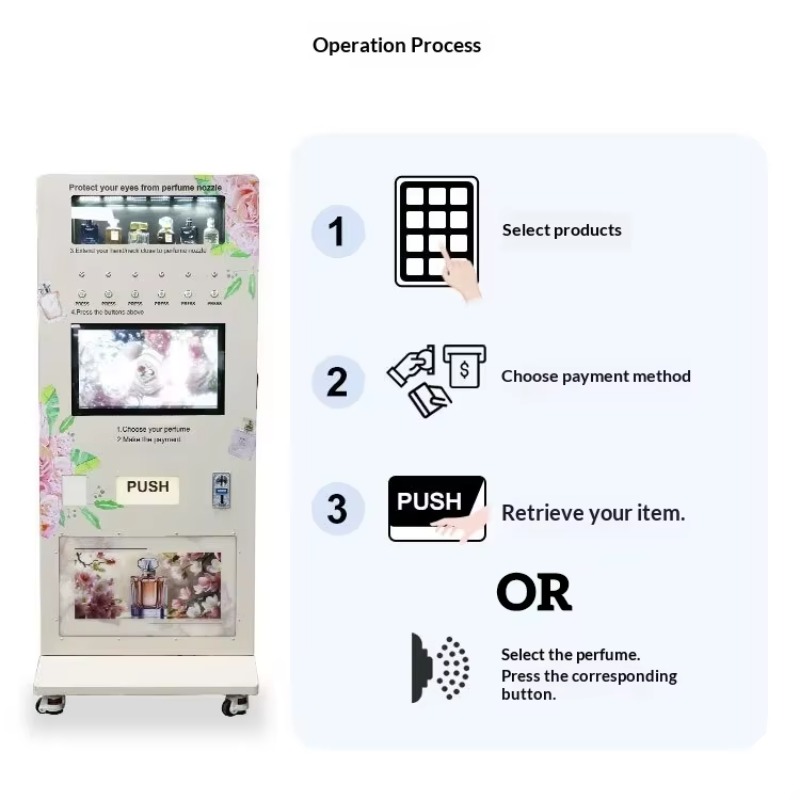 Perfume Tester Vending Machine - đánh giá và giá Perfume Fragrance Sale